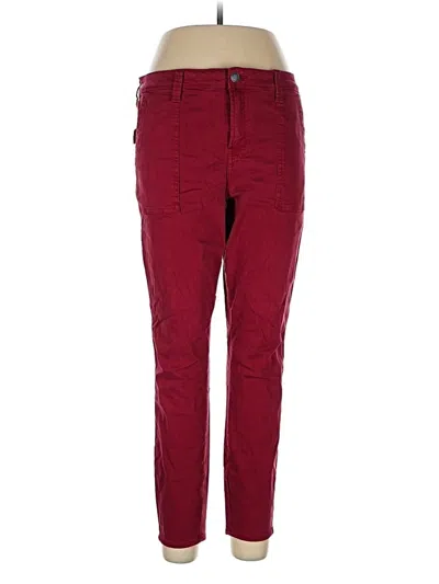 Pre-owned Cosmic Blue Love Casual Pants In Burgundy