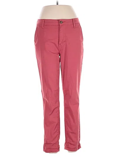 Pre-owned Cosmic Blue Love Casual Pants In Burgundy