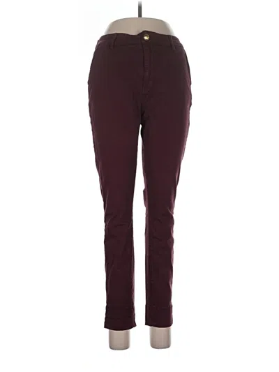 Pre-owned Cosmic Blue Love Casual Pants In Burgundy