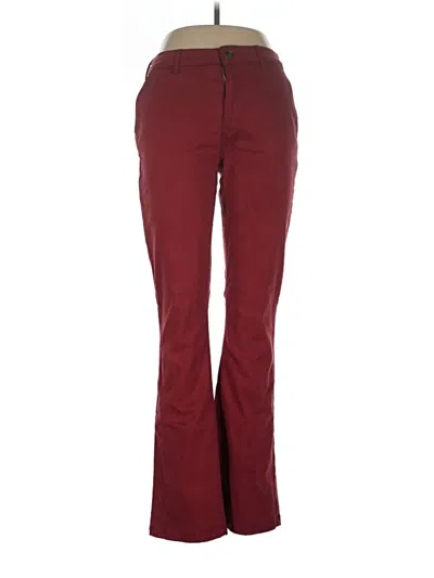 Pre-owned Cosmic Blue Love Casual Pants In Burgundy