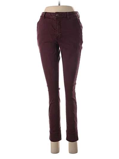 Pre-owned Cosmic Blue Love Casual Pants In Burgundy