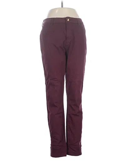 Pre-owned Cosmic Blue Love Casual Pants In Burgundy