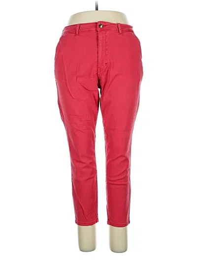 Pre-owned Cosmic Blue Love Casual Pants In Red