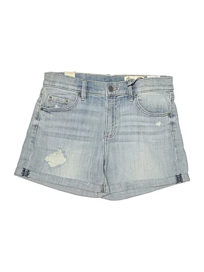 Pre-owned Cosmic Blue Love Denim Shorts In Blue
