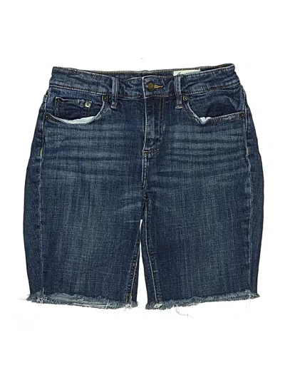 Pre-owned Cosmic Blue Love Denim Shorts In Blue