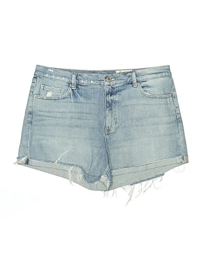 Pre-owned Cosmic Blue Love Denim Shorts In Blue