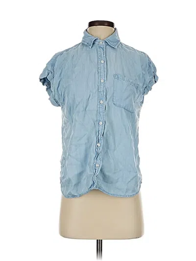 Pre-owned Cosmic Blue Love Denim Vest In Blue