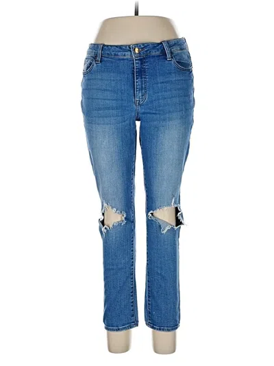Pre-owned Cosmic Blue Love Jeans In Blue