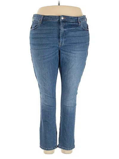 Pre-owned Cosmic Blue Love Jeans In Blue