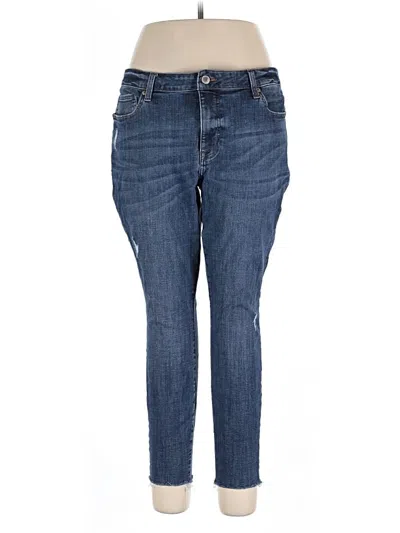 Pre-owned Cosmic Blue Love Jeans In Blue