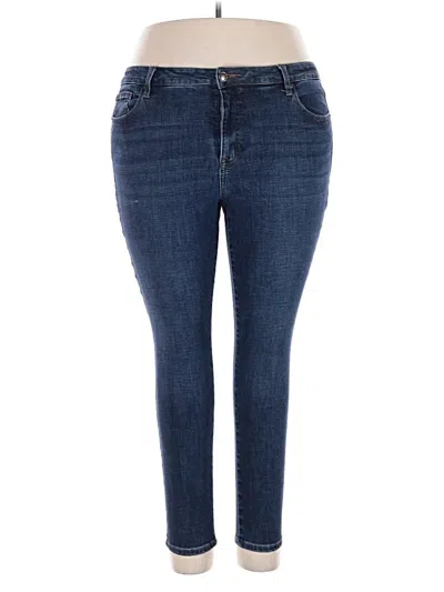 Pre-owned Cosmic Blue Love Jeans In Blue