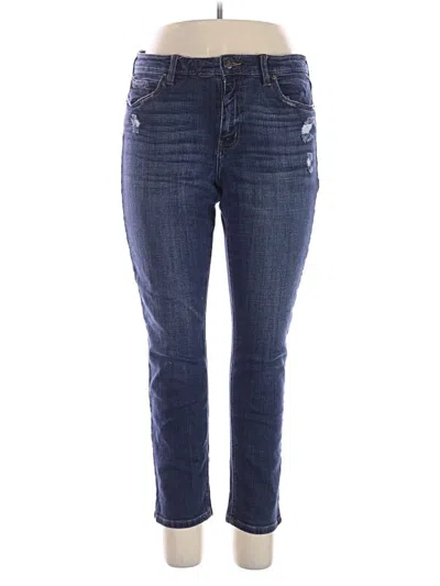 Pre-owned Cosmic Blue Love Jeans In Blue