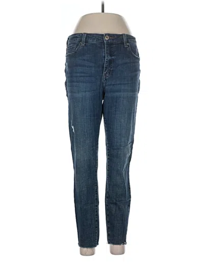Pre-owned Cosmic Blue Love Jeans In Blue