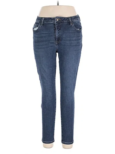 Pre-owned Cosmic Blue Love Jeans In Blue