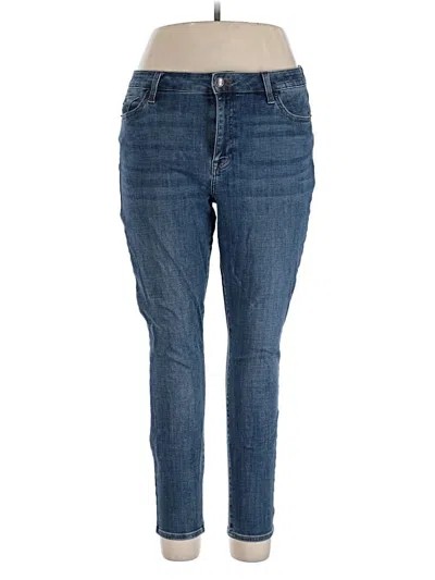 Pre-owned Cosmic Blue Love Jeans In Blue