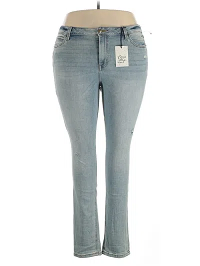 Pre-owned Cosmic Blue Love Jeans In Blue