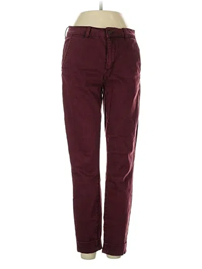 Pre-owned Cosmic Blue Love Jeans In Burgundy