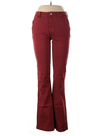 Pre-owned Cosmic Blue Love Jeans In Burgundy