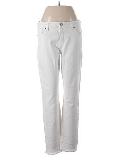 Pre-owned Cosmic Blue Love Jeans In White