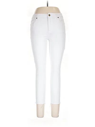 Pre-owned Cosmic Blue Love Jeans In White