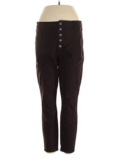 Pre-owned Cosmic Blue Love Jeggings In Brown
