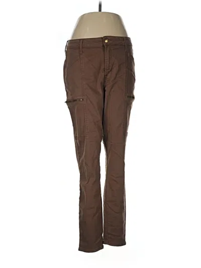 Pre-owned Cosmic Blue Love Jeggings In Brown