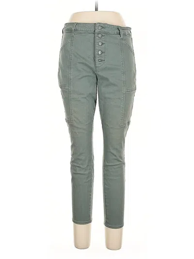 Pre-owned Cosmic Blue Love Jeggings In Green