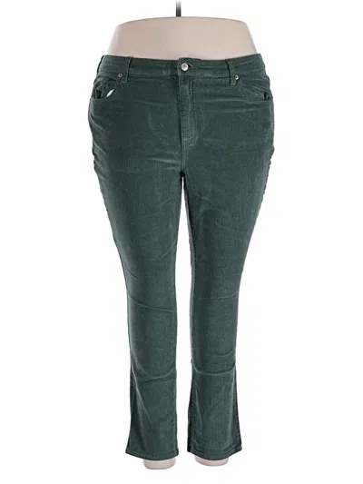 Pre-owned Cosmic Blue Love Jeggings In Green
