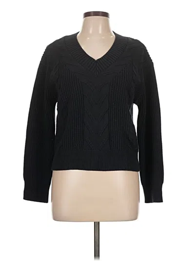 Pre-owned Cosmic Blue Love Pullover Sweater In Black