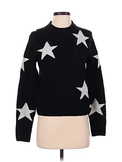 Pre-owned Cosmic Blue Love Pullover Sweater In Black