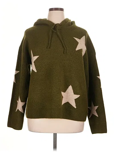 Pre-owned Cosmic Blue Love Pullover Sweater In Green