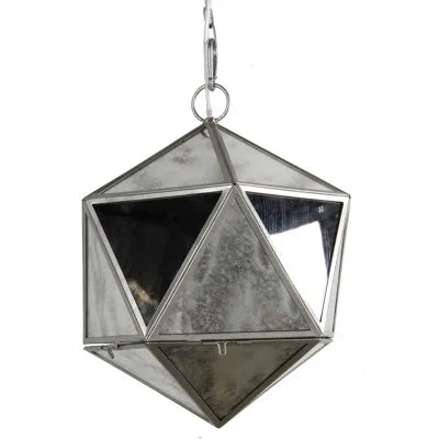 Cosmoliving By Cosmopolitan 1-light Mini Pendant In Brown;white
