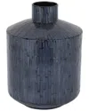 Cosmoliving By Cosmopolitan Blue Shell Vase In Blue