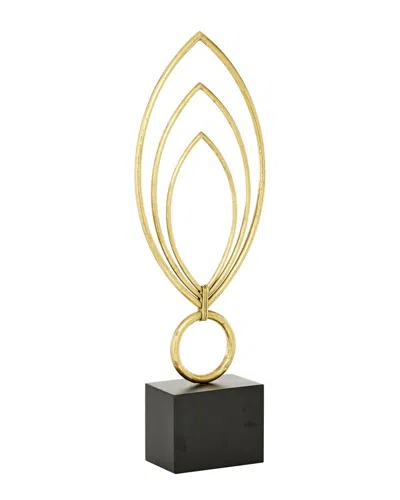 Cosmoliving By Cosmopolitan Contemporary Sculpture In Gold