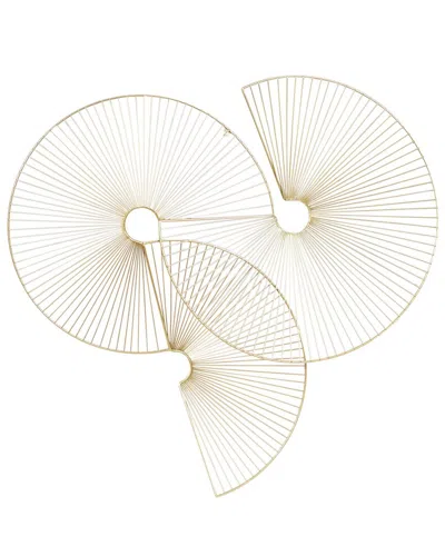 Cosmoliving By Cosmopolitan Contemporary Wall Decor In Gold