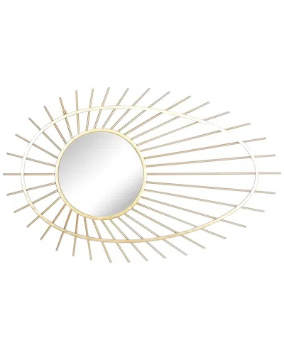 Cosmoliving By Cosmopolitan Contemporary Wall Mirror In Gold