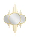 Cosmoliving By Cosmopolitan Contemporary Wall Mirror In Gold
