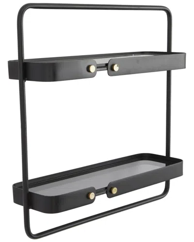 Cosmoliving By Cosmopolitan Contemporary Wall Shelf In Black
