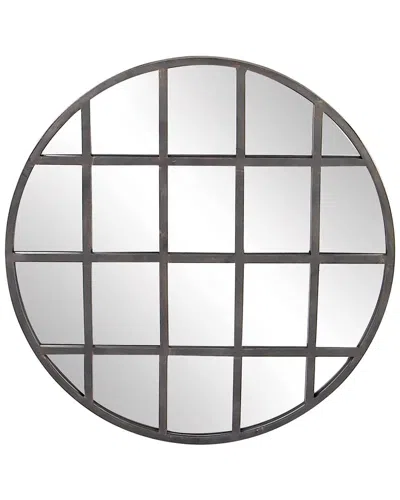 Cosmoliving By Cosmopolitan Industrial Wall Mirror In Black