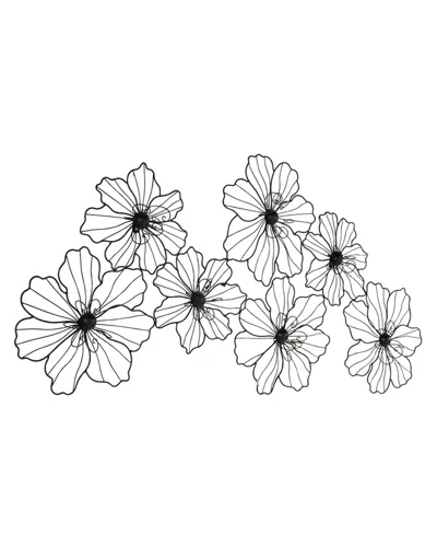 Cosmoliving By Cosmopolitan Metal Wall Decor In Black