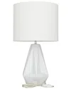 Cosmoliving By Cosmopolitan Modern Ceramic White Table Lamp In White