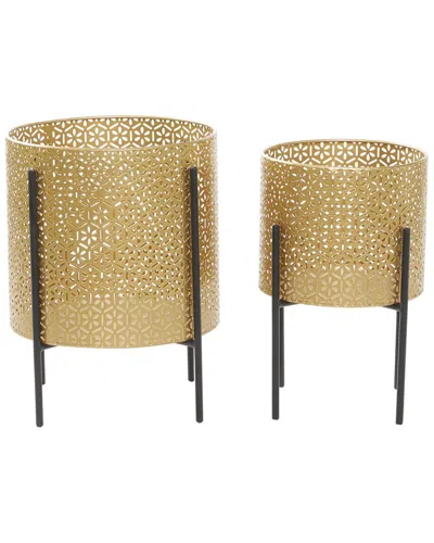 Cosmoliving By Cosmopolitan Set Of 2 Planters