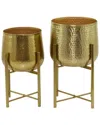 Cosmoliving By Cosmopolitan Set Of 2 Planters
