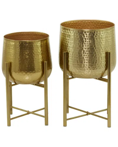 Cosmoliving By Cosmopolitan Set Of 2 Planters