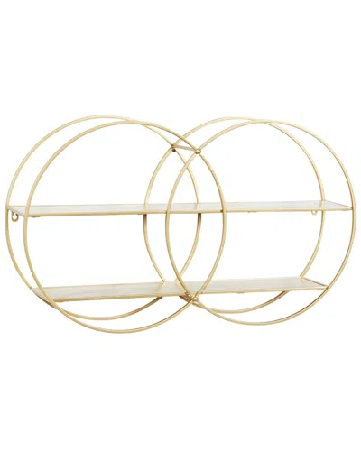 Cosmoliving By Cosmopolitan Wall Shelf In Gold