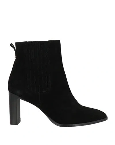 Cosmoparis Woman Ankle Boots Black Size 6 Leather