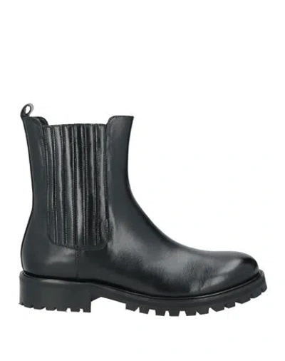 Cosmoparis Woman Ankle Boots Black Size 7 Leather