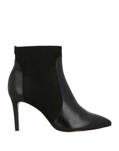 Cosmoparis Woman Ankle Boots Black Size 8 Leather