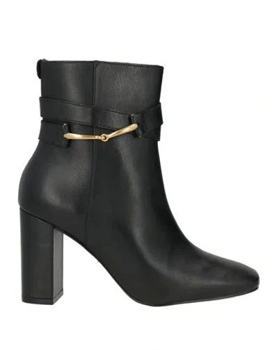 Cosmoparis Woman Ankle Boots Black Size 9 Leather