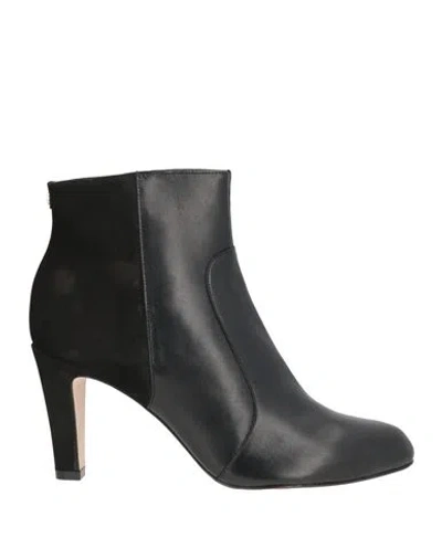 Cosmoparis Woman Ankle Boots Black Size 9 Leather